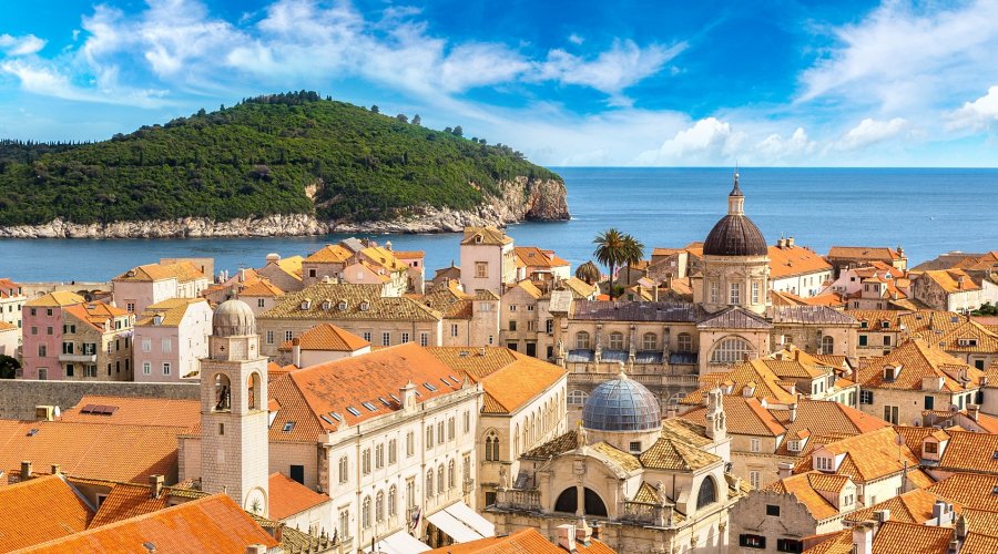 Dubrovnik city view